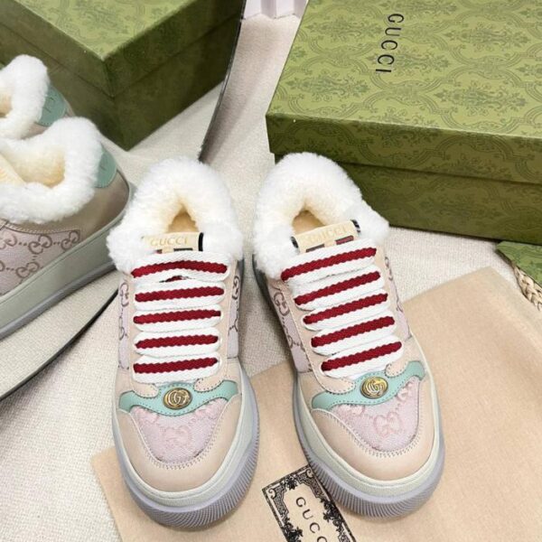 GUCCI Winterwollschuhe mit Double-G-Flauschfinish (26K3B)