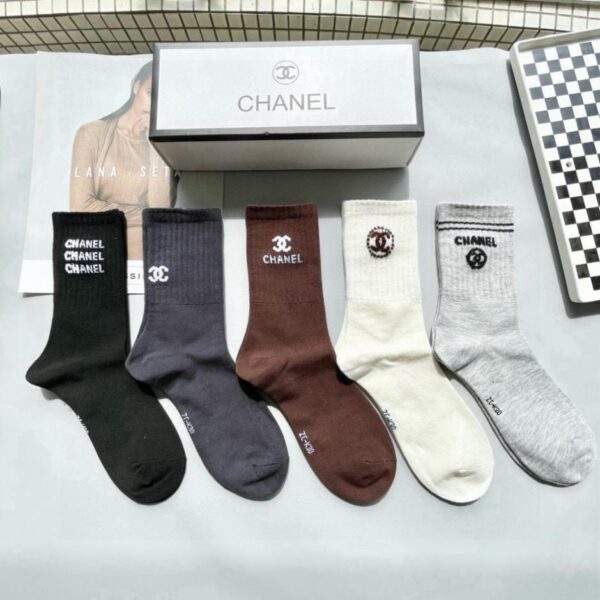 replica,schuhe,beste,kaufen,1:1,besten,seiten,Replik,turnschuhe,sneakers [Eine Box enthält fünf Paar] Hochwertige Chanel-Kniestrümpfe (XRKZR)
