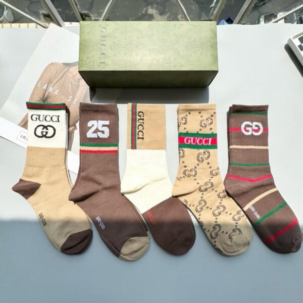 replica,schuhe,beste,kaufen,1:1,besten,seiten,Replik,turnschuhe,sneakers [Eine Box enthält fünf Paar] Gucci Neuheit, Socken in Boutique-Qualität, 100 % Baumwolle (ZU0VW)