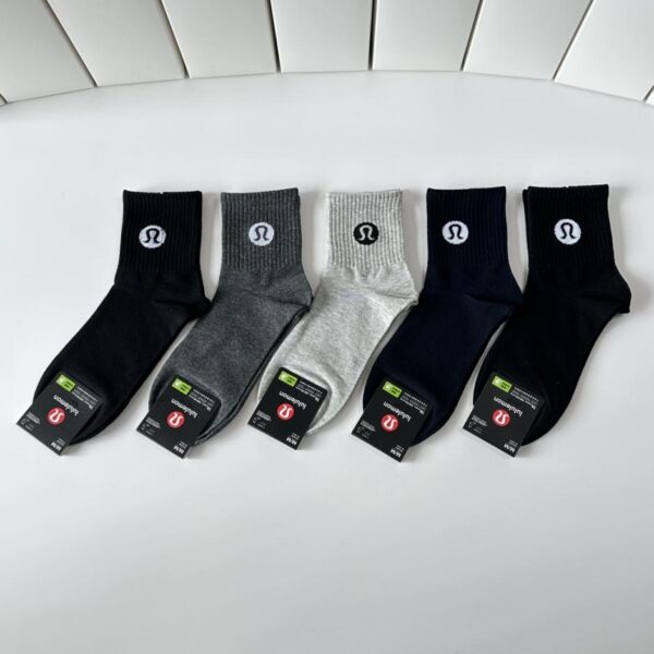 replica,schuhe,beste,kaufen,1:1,besten,seiten,Replik,turnschuhe,sneakers lululemon neue mittellange Socken, fünf Paar pro Karton (A26RS)