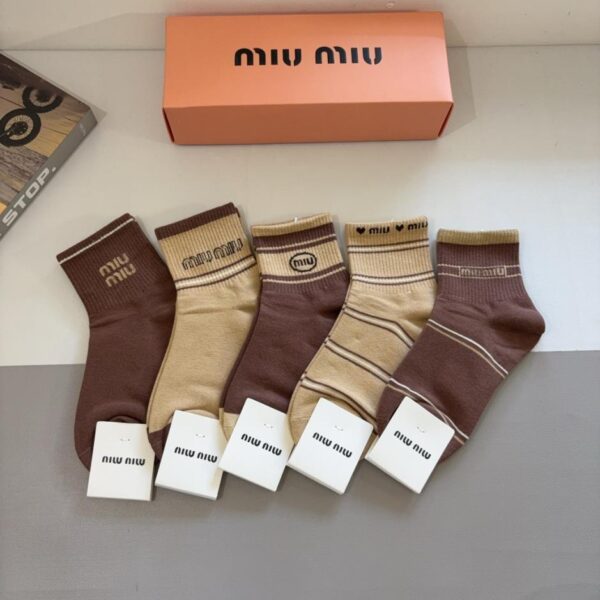 replica,schuhe,beste,kaufen,1:1,besten,seiten,Replik,turnschuhe,sneakers [5 Paar pro Packung] MIUMIU Hochwertige, super beliebte Wadenstrümpfe (327EZ)