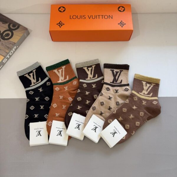 replica,schuhe,beste,kaufen,1:1,besten,seiten,Replik,turnschuhe,sneakers (5 Paar pro Schachtel) Kleiner Artikel von Louis Vuitton, reiner Baumwollstoff (N0NZV)