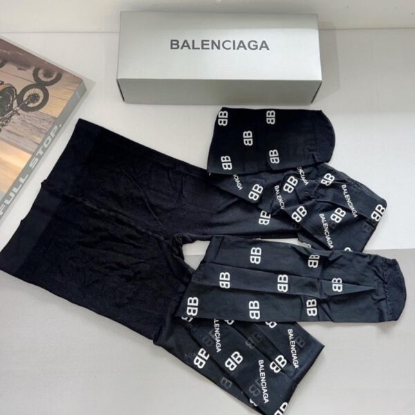 replica,schuhe,beste,kaufen,1:1,besten,seiten,Replik,turnschuhe,sneakers (Ein Paar pro Packung) BALENCIAGA Buchstabensocken Strumpfhose (7CF2C)