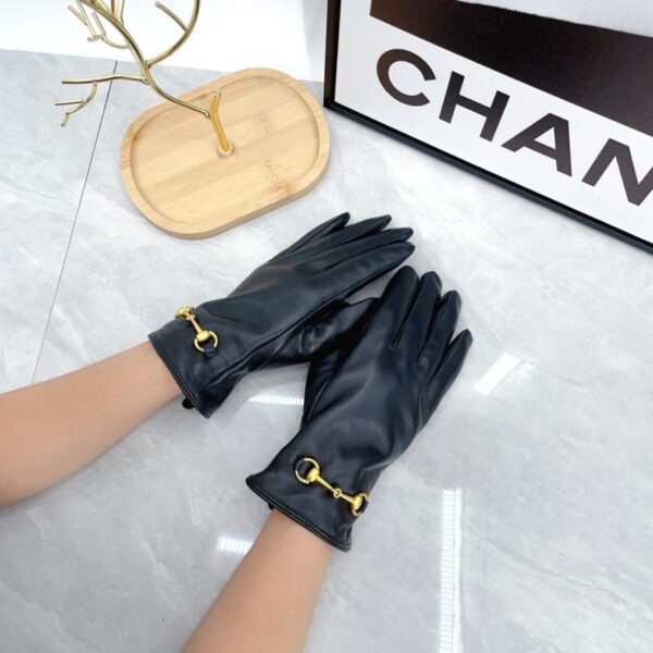 Gucci [Hochwertige Replika] Neue Damen-Handschuhe aus edlem Lammleder (1QY85) – Offizielle Website synchronisiert