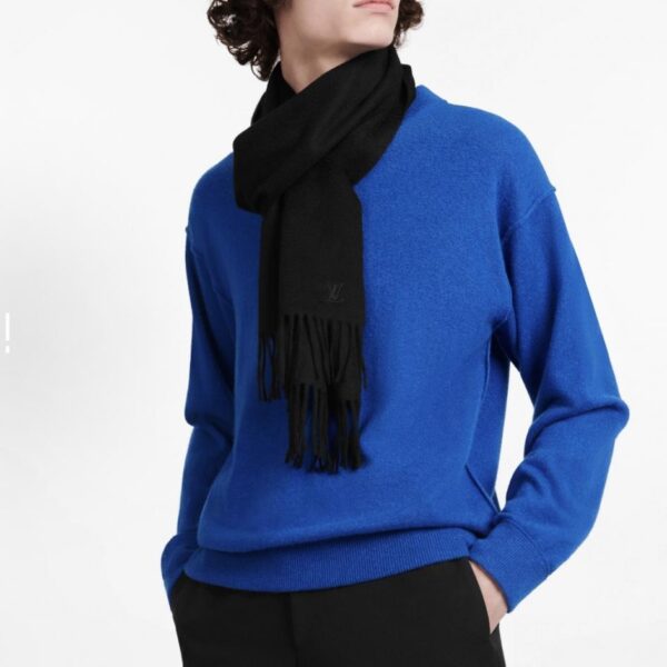 Der neueste Lammfellschal von Louis Vuitton (VATES) von der offiziellen Website.