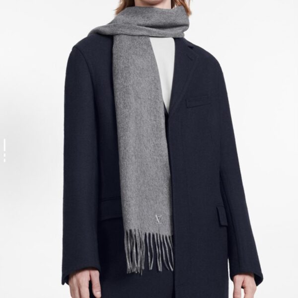 Der neueste Lammwollschal von Louis Vuitton (ZF6IZ) von der offiziellen Website.