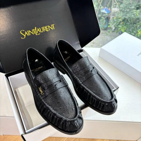 G988 Saint Laurent New YSL Logo Loafers/Slip-on Slip-on (BSYGA)