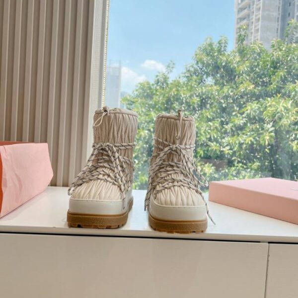 replica,schuhe,beste,kaufen,1:1,besten,seiten,Replik,turnschuhe,sneakers G025 MIUMIU Schneestiefel Herbst/Winter 2024 Neue Baumwollschuhe (UA5RC)