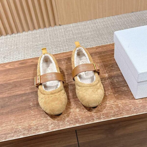 Christian Dior Herbst/Winter Neue Mary Jane Loafer aus Wolle (T76AL)