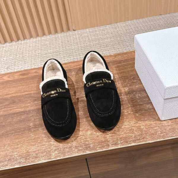 Christian Dior Herbst/Winter Neue Woll-Mary-Jane-Loafer (29C4E)