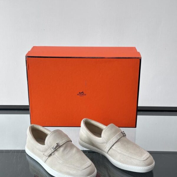 Hermes Wildleder-Loafer (S7KO8)