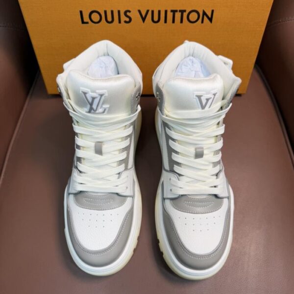 Louis Vuitton Herren Luxus Herbst/Winter High-Top Stiefel, lässige Stiefeletten (52OV4)
