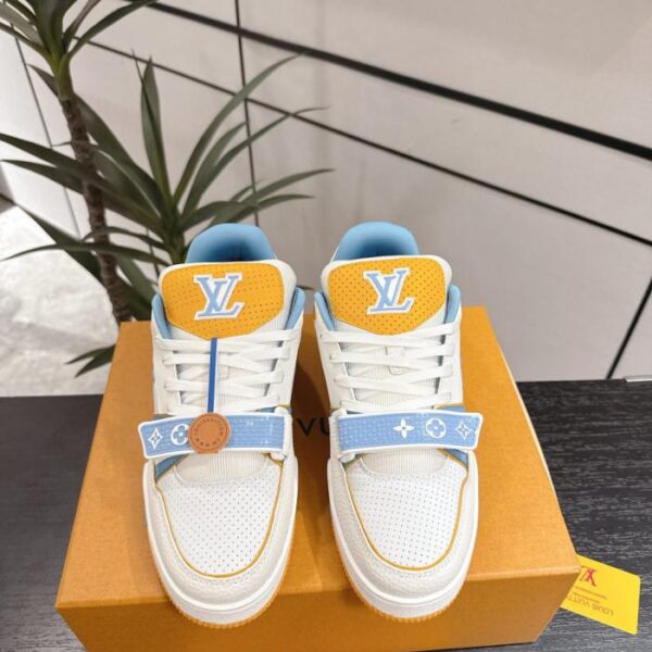 Hochwertiger LV Trainer mit neuem Klettverschluss-Design, Partnerlook, lässige Wintersneaker, Skateboardschuhe (RV1I5)