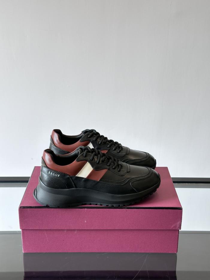 replica,schuhe,beste,kaufen,1:1,besten,seiten,Replik,turnschuhe,sneakers Boutique / Bally Neue Herren-Plateau-Sportschuhe aus Leder (AZ372)