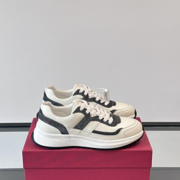Boutique / Bally Neue Herren-Plateau-Sportschuhe aus Leder (10E5E)