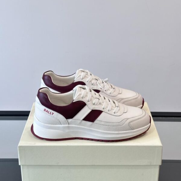 Boutique / Bally Neue Herren-Plateau-Sportschuhe aus Leder (379LZ)