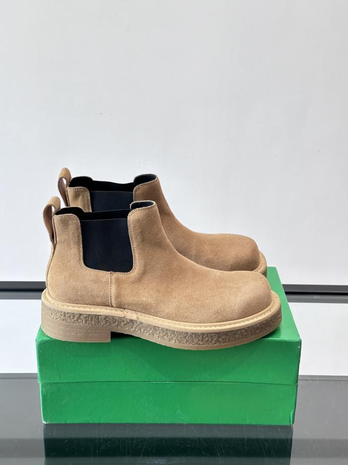 replica,schuhe,beste,kaufen,1:1,besten,seiten,Replik,turnschuhe,sneakers Boutique / Bottega Veneta Haddock Chelsea Boots für Paare, Wildleder (TQC8C)