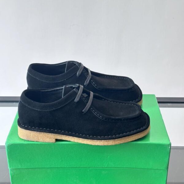 replica,schuhe,beste,kaufen,1:1,besten,seiten,Replik,turnschuhe,sneakers Boutique / Bottega Veneta Paar-Derbyschuhe mit dünner Sohle, hochwertiges Wildleder (U5USF)