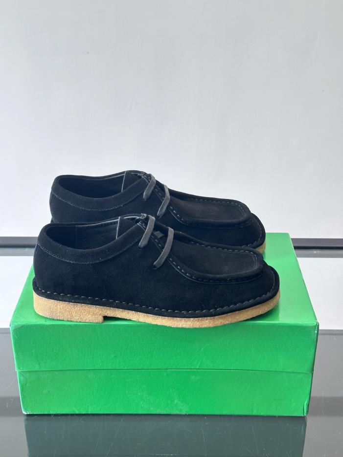 replica,schuhe,beste,kaufen,1:1,besten,seiten,Replik,turnschuhe,sneakers Boutique / Bottega Veneta Paar-Derbyschuhe mit dünner Sohle, hochwertiges Wildleder (U5USF)