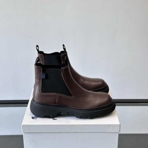 Boutique / Burberry High-End-Boutique, Herren-Chelsea-Boots mit hohem Schaft für Herbst/Winter (4XI1S)
