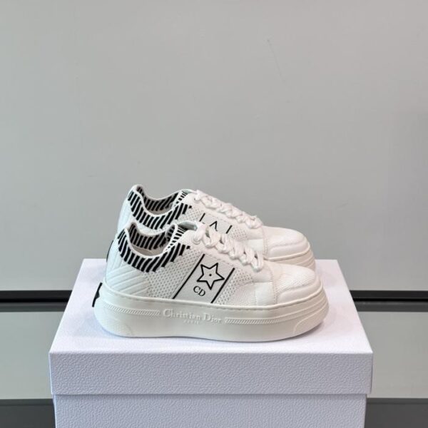 Boutique / Dior Star ⭐️ Damen-Plateau-Sneaker (YN5QL)