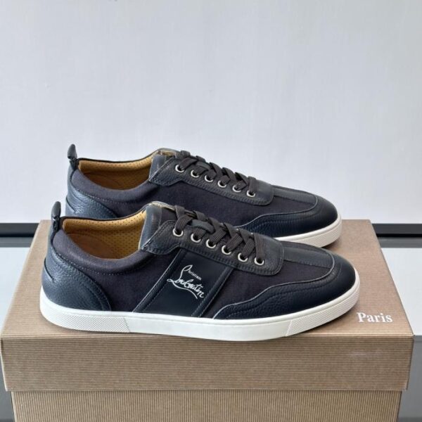 replica,schuhe,beste,kaufen,1:1,besten,seiten,Replik,turnschuhe,sneakers Boutique / Christian Louboutin Herren-Sneaker, klassisch, niedrig geschnitten, mit roter Sohle (2LQ7E)