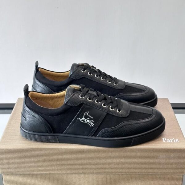 Boutique / Christian Louboutin Herren-Sneaker, klassisch, mit roter Sohle (ROTJS)