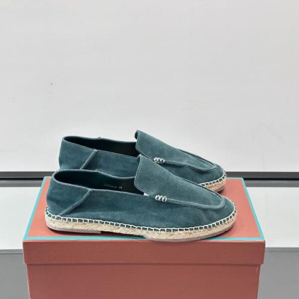 Boutique / Loro Piana klassische Espadrille-Loafer aus Wildleder (4WEK0)