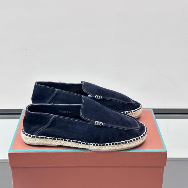 Boutique / Loro Piana klassische Espadrille-Loafer aus Wildleder (6BH18)