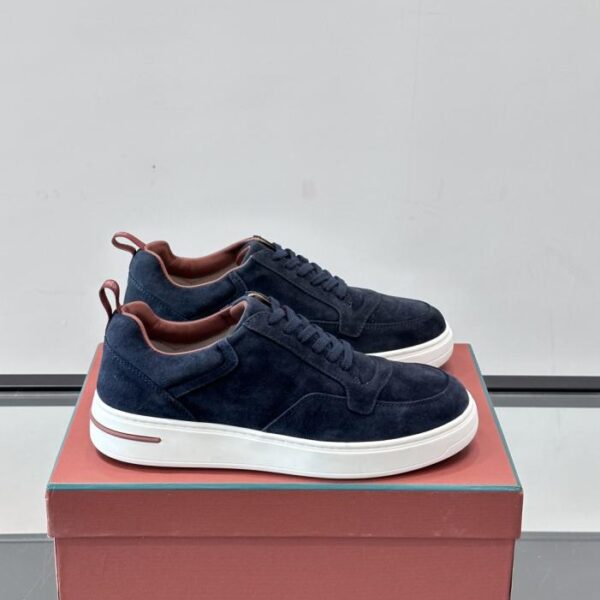 Boutique / Loro Piana WeekendWalk Herren-Plateau-Sneaker, Schnürschuhe (MI8X8)