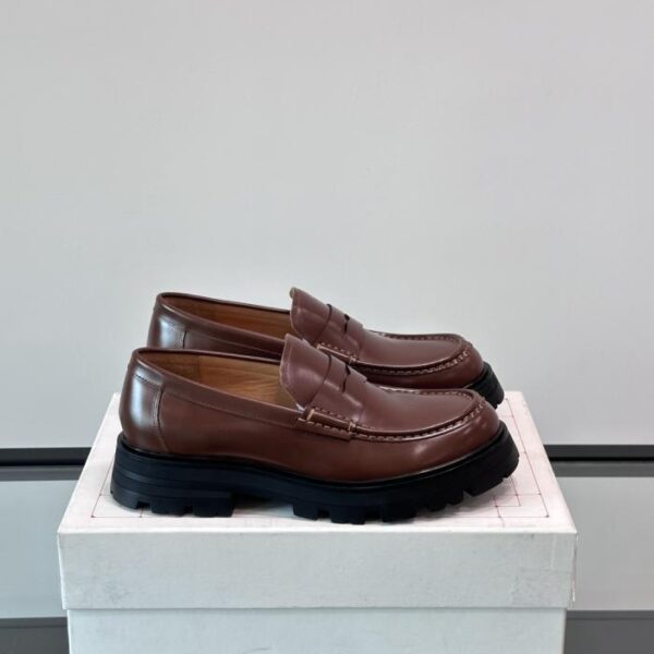 Boutique / Alexander McQueen Plateau-Herrenschuhe aus Leder (3HQLH)