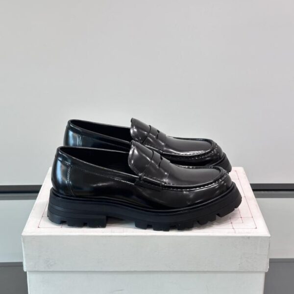 Boutique / Alexander McQueen Plateau-Herrenschuhe aus Leder (TN0MZ)