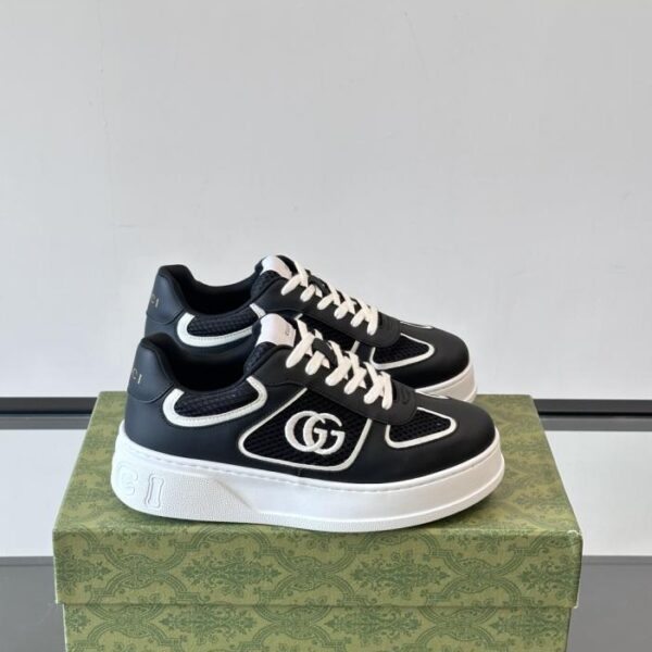 replica,schuhe,beste,kaufen,1:1,besten,seiten,Replik,turnschuhe,sneakers Boutique / Gucci Herren Plateau-Sneaker Biscuit (SFBX6)
