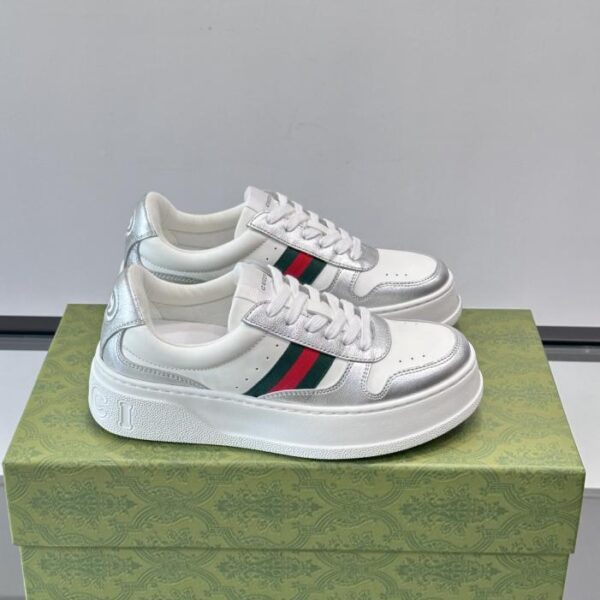 replica,schuhe,beste,kaufen,1:1,besten,seiten,Replik,turnschuhe,sneakers Boutique / Gucci Paar-Plateau-Sneaker in Biscuit (T3KQG)
