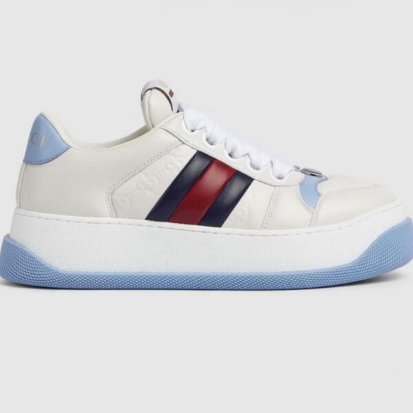 replica,schuhe,beste,kaufen,1:1,besten,seiten,Replik,turnschuhe,sneakers Boutique / Gucci Double Screener – die neuesten klobigen Plateau-Sneaker im Used-Look, lässige Paarschuhe (9F99Y)