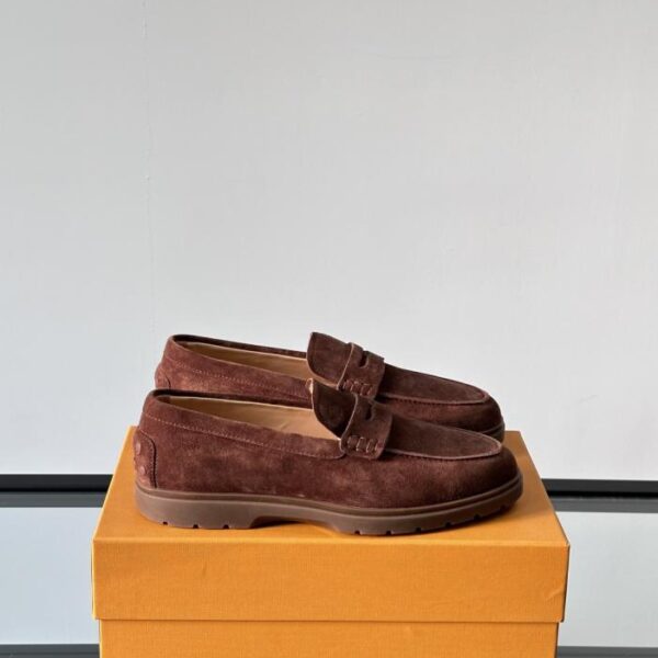 replica,schuhe,beste,kaufen,1:1,besten,seiten,Replik,turnschuhe,sneakers Boutique / TOD’S Herren-Loafer, Vollnarbenleder, Markenlogo-Streifenverzierung (TBDX2)