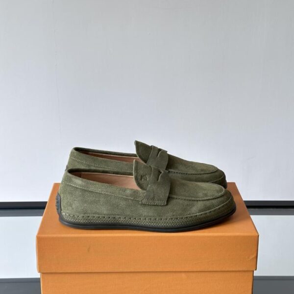 replica,schuhe,beste,kaufen,1:1,besten,seiten,Replik,turnschuhe,sneakers Boutique / TOD’S Herren-Loafer, Vollnarbenleder, Markenlogo-Streifenverzierung (XF66O)