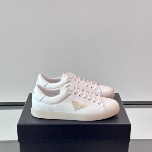 Boutique / Pradas neue sportliche Freizeitschuhe aus Leder mit Gummisohle (DDUZO)