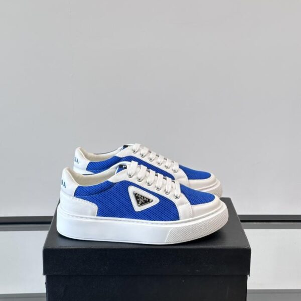 replica,schuhe,beste,kaufen,1:1,besten,seiten,Replik,turnschuhe,sneakers Boutique / Pradas neue transparente, gummisohlenbesetzte Sport- und Freizeitschuhe aus Leder (8WTI9)