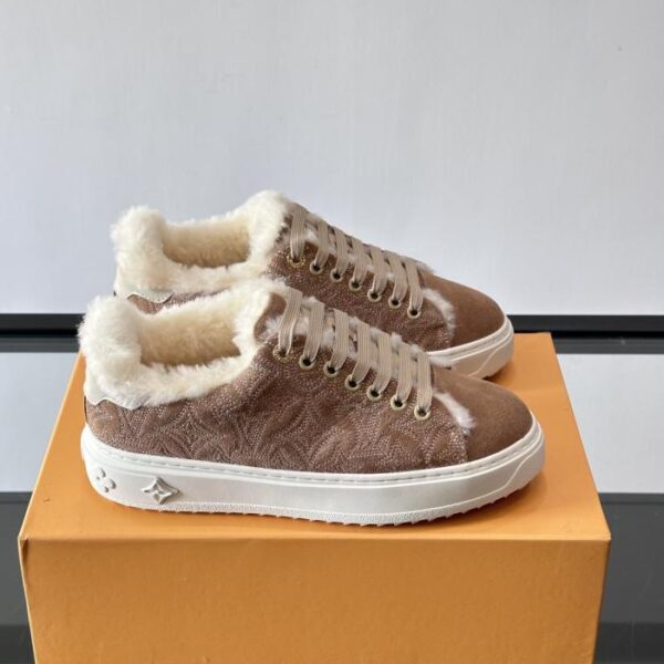 Boutique / LV Time Out Woll-Sneaker Neuheit Herbst/Winter(7QX9W)