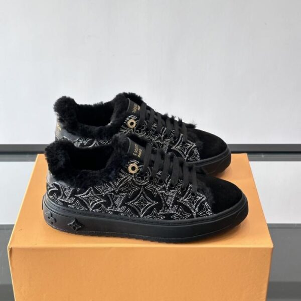 replica,schuhe,beste,kaufen,1:1,besten,seiten,Replik,turnschuhe,sneakers Boutique / LV Time Out Woll-Sneaker Neuheit Herbst/Winter(R3SK3)
