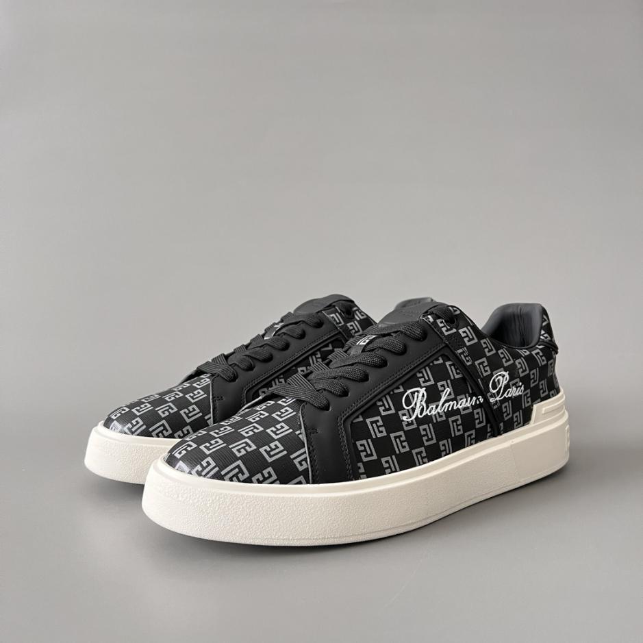 replica,schuhe,beste,kaufen,1:1,besten,seiten,Replik,turnschuhe,sneakers BALMAIN Low-Top Schnürsneaker für Herren (JR3L1)