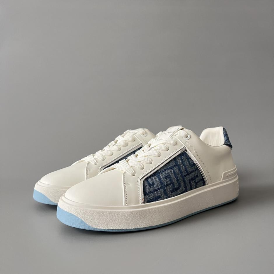 replica,schuhe,beste,kaufen,1:1,besten,seiten,Replik,turnschuhe,sneakers BALMAIN Low-Top Schnürsneaker für Herren (23LKK)