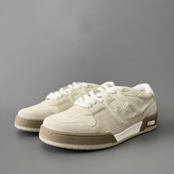 replica,schuhe,beste,kaufen,1:1,besten,seiten,Replik,turnschuhe,sneakers FENDI Match Retro Patchwork Sneakers, Weiß, Unisex-Stil (JUZNY)