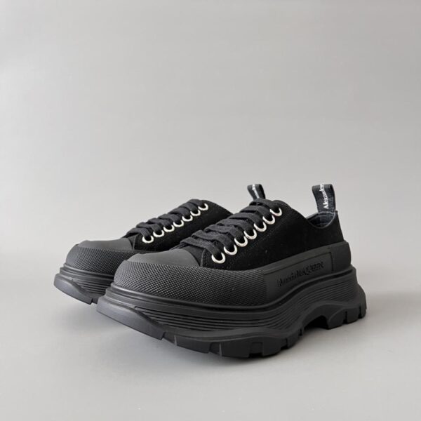 Alexander McQueen Tread Slick Canvas, Schwarz (SU2Z3)