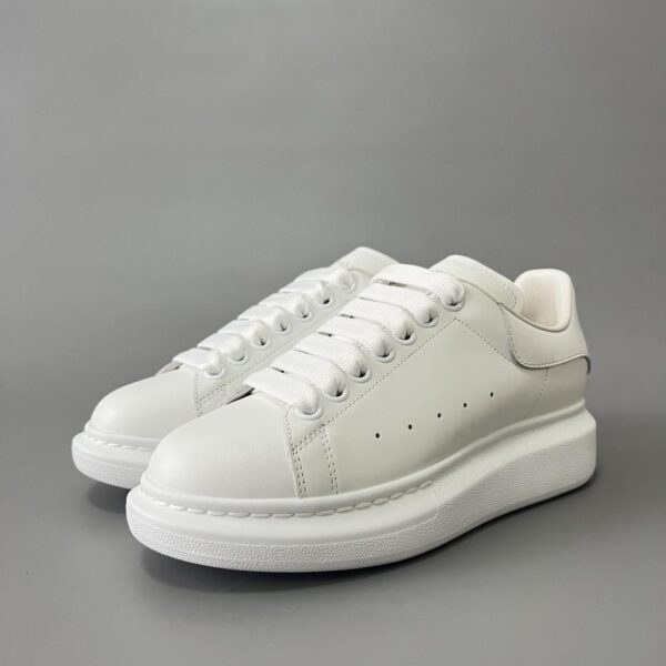 replica,schuhe,beste,kaufen,1:1,besten,seiten,Replik,turnschuhe,sneakers Alexander McQueen weiße Ledersneaker, Unisex, weiße Sneaker (FT4QJ)