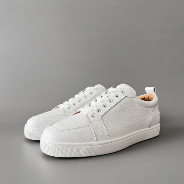 replica,schuhe,beste,kaufen,1:1,besten,seiten,Replik,turnschuhe,sneakers Christian Louboutin Louis Junior Low-Top-Sneaker, Weiß (HHQUH)