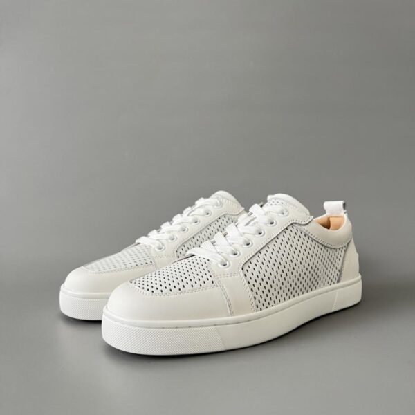 replica,schuhe,beste,kaufen,1:1,besten,seiten,Replik,turnschuhe,sneakers Christian Louboutin Louis Junior Low-Top Sneakers, Weiß (ZZMN6)