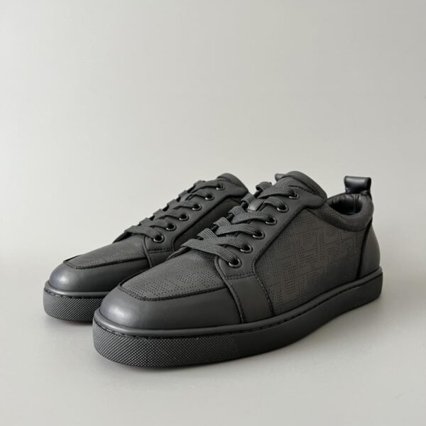 replica,schuhe,beste,kaufen,1:1,besten,seiten,Replik,turnschuhe,sneakers Christian Louboutin Louis Junior Low-Top Sneakers, Schwarz (KAQK6)