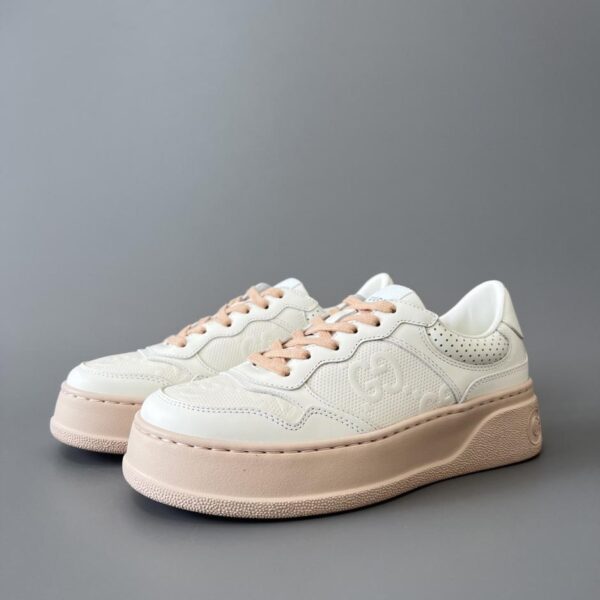 replica,schuhe,beste,kaufen,1:1,besten,seiten,Replik,turnschuhe,sneakers GUCCI GG Chunky B Schuhe in Weiß und Rosa für Damen (CLLA9)